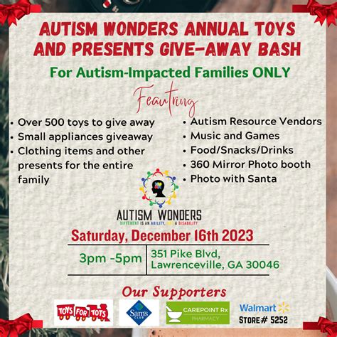 Volunteers needed for our holiday toys and presents give-away - Lawrenceville, GA | VolunteerMatch