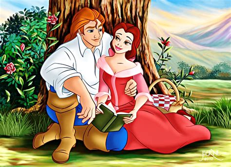 Walt Disney Fan Art - Prince Adam & Princess Belle - Walt Disney Characters Fan Art (33349992 ...