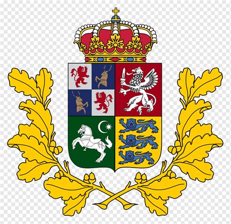 United Baltic Duchy Coat of arms Courland Livonia Heraldry, others, leaf, flower, heraldry png ...