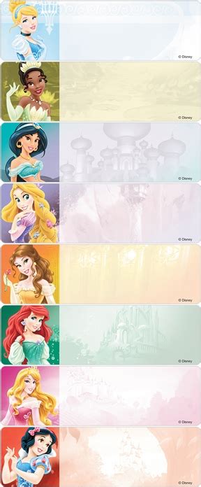 Disney Princess Address Labels - Checks SuperStore