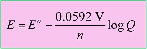 Nernst Equation - Chemistry Steps