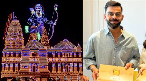 Ram Temple Inauguration: Virat Kohli Arrives In Ayodhya For Ram Mandir ...