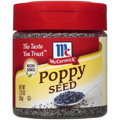 McCormick Poppy Seed, 1.25 oz - Walmart.com