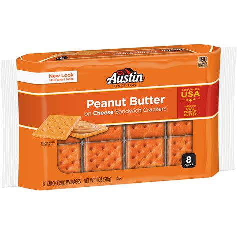 Austin cheese crackers with peanut butter - kerstl