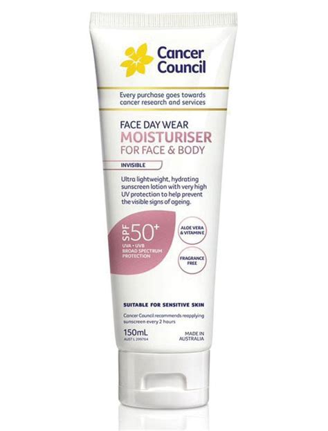 Cancer Council SPF 50+ Face & Body Moisturiser ingredients (Explained)