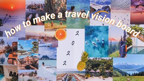 How to make a Travel Vision Board - Beginner Friendly! - YouTube