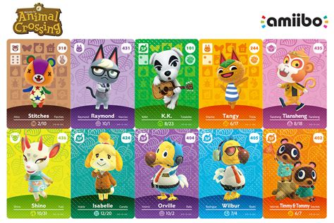 Animal Crossing Amiibo Card List | 2024 Comic Con Dates