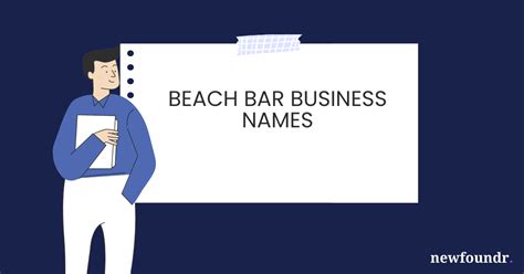 75+ Unique, Creative & Catchy Beach Bar Business Names Ideas