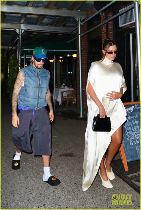 Hailey Bieber Takes Her Pregnancy Style From Day to Night During With ...