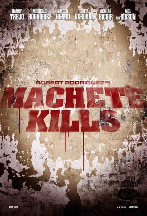 Second MACHETE KILLS Promo Poster