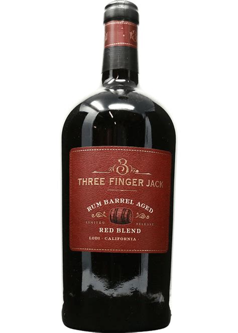 Three Finger Jack Rum Barrel Aged Red Blend | Total Wine & More