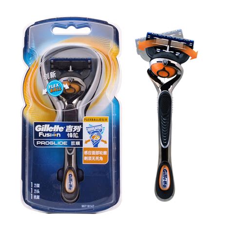 Genuine Gillette Fusion PROGLIDE Razors Flex Ball Brand Shaving Machine Washable Shavers for Men ...