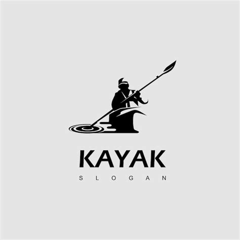 Water sport, kayak logo design inspiration Vector | Premium Download