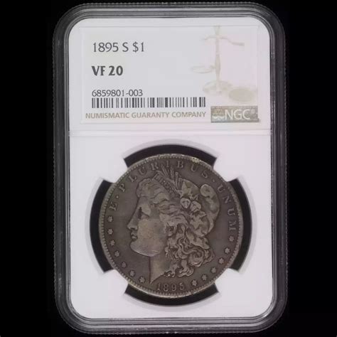 1895-S Morgan Silver Dollar NGC VF-20 - Hertel's Coins Inc.