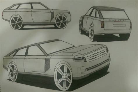 Range rover sketch design | Range rover, Suv car, Suv