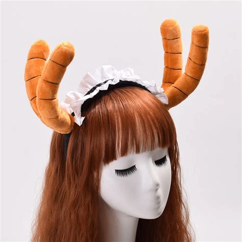 Aliexpress.com : Buy Anime Headband Girls Cute Dragon Horn Hairband Anime Cosplay Accessory from ...