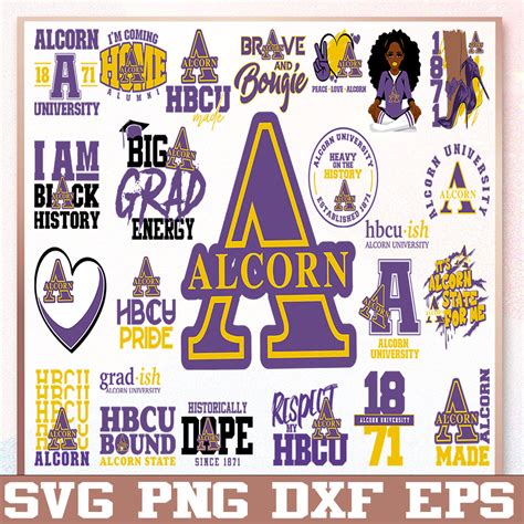 Bundle 24 Files Alcorn State University Football Team Svg, A - Inspire Uplift