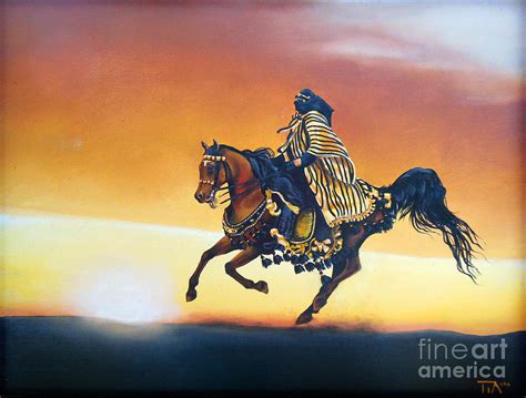 The Dark Horse Painting by Tia | Fine Art America