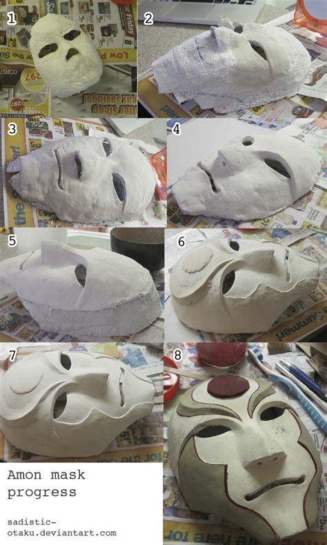 Cosplay Tutorial, Cosplay Diy, Cosplay Costumes, Mascara Papel Mache, Maske Halloween, Paper Art ...