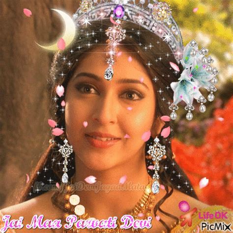 Sonarika Bhadoria as Maa Parvati(My Idol) - Free animated GIF - PicMix