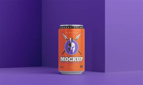 Premium PSD | Drink packaging mockup