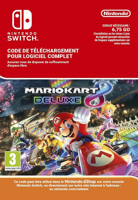 Mario Kart 8 Deluxe [Nintendo Switch - Version digitale/code]: Amazon ...