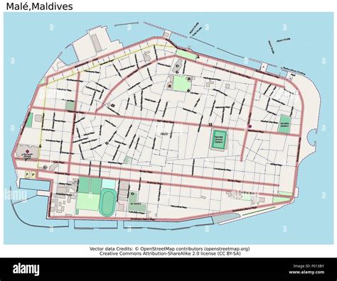 Male Maldives area city map aerial view Stock Vector Image & Art - Alamy