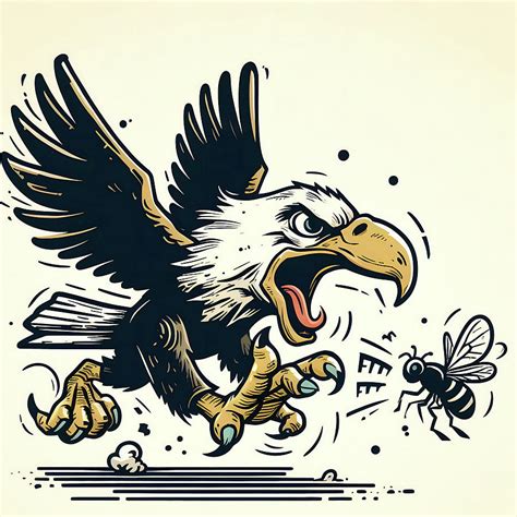 angry Eagle Digital Art by Mohammed Eltemamy - Fine Art America