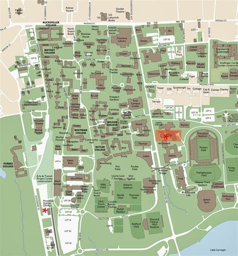 Princeton University Map