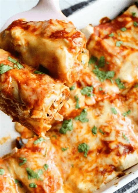 Healthy Chicken Enchiladas {Clean Eating} - Clean Eating with kids