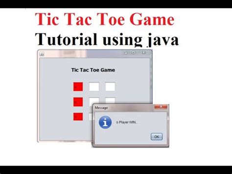 Tic Tac Toe Game in JAVA Swing - YouTube