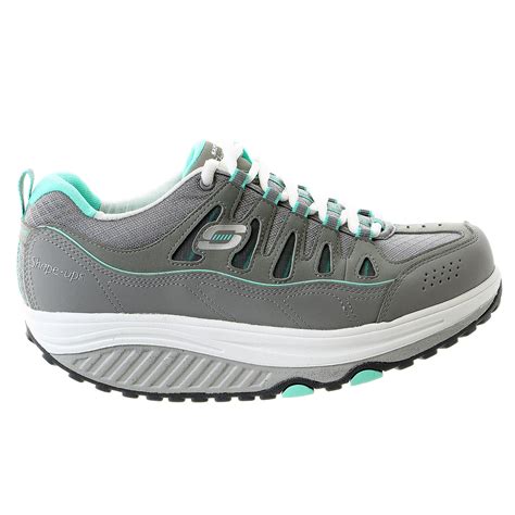 Skechers Shape Ups 2.0 Comfort Stride Walking Sneaker Shoe - Gray Mint ...