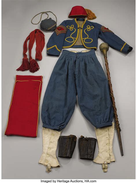 A Spectacular Civil War Zouave Complete Uniform (and Accoutrements) | Lot #72163 | Heritage Auctions