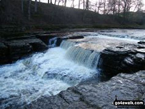 Walk Route Map ny186 Aysgarth Falls from Aysgarth