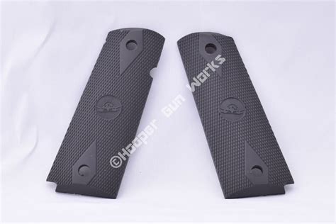 Rock Island Armory OEM 1911 Full Size Rubber Grips – checkered – Hooper ...