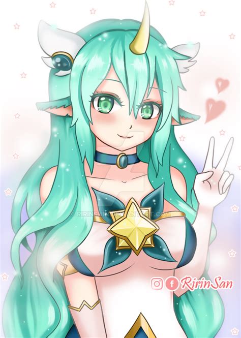 Star Guardian Soraka Fan Art by RirinShin on DeviantArt | Lol league of legends, League of ...