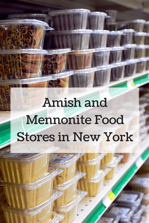 Amish and Mennonite Food Stores in New York