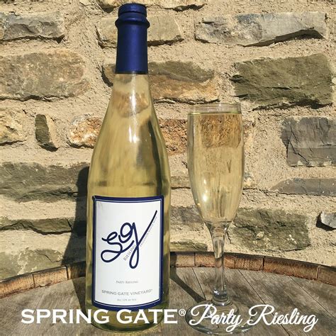 Spring Gate Party Riesling - This lively sparkling wine is crisp and ...