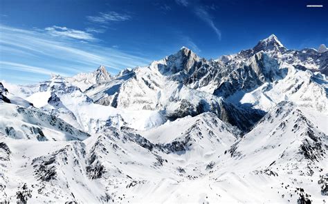 Snow Mountain Wallpapers - Top Free Snow Mountain Backgrounds ...