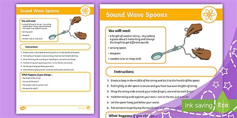 Science Experiments to Explore Sound for Kids - Twinkl