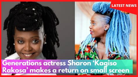 Generations actress Sharon ‘Kagiso Rakosa’ makes a return on small screen - YouTube