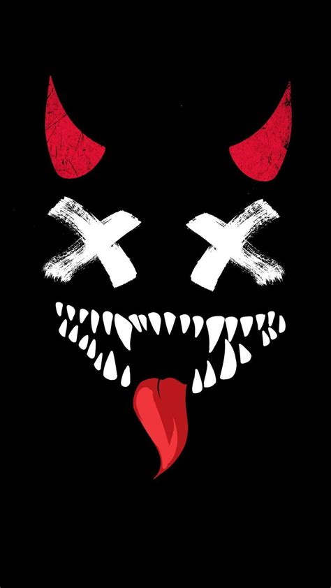 Evil Smiley Face Wallpaper