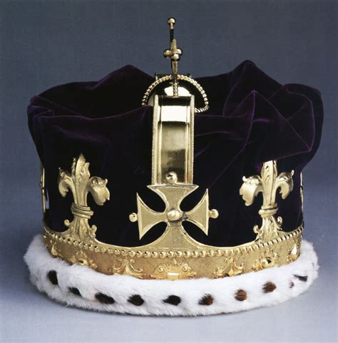 Coronet created for Frederick, Prince of Wales, in 1728. Unusual Side View. The single arch ...