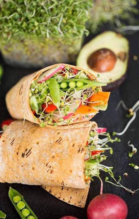 Veggie Wraps with Sun-dried Tomato Cream Cheese - Kiwi and Carrot