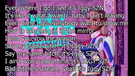 Iggy Azalea - SZN [ LYRICS ] - YouTube