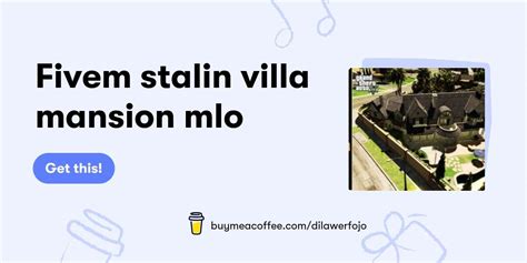 PAID - Fivem exploring stalin villa mansion gta 5 mansion mlo Fivem ...