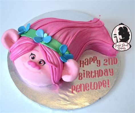 Trolls Birthday Cake - Poppy Poppy cake from the movie trolls | Trolls birthday cake, Trolls ...