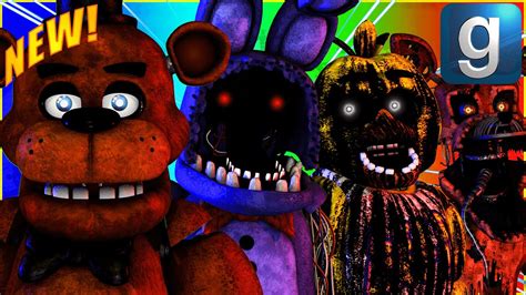 Gmod FNAF | Review | Brand New Accurate FNAF 1-4 Animatronic Ragdolls! - YouTube