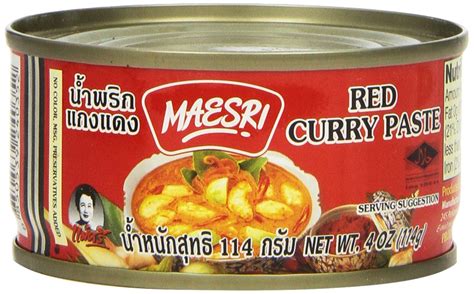Maesri Thai Red Curry Paste - 4 oz (Pack of 4)- Buy Online in United Arab Emirates at Desertcart ...