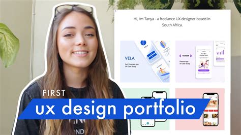 My First UX Design Portfolio | Advice for Beginners - YouTube